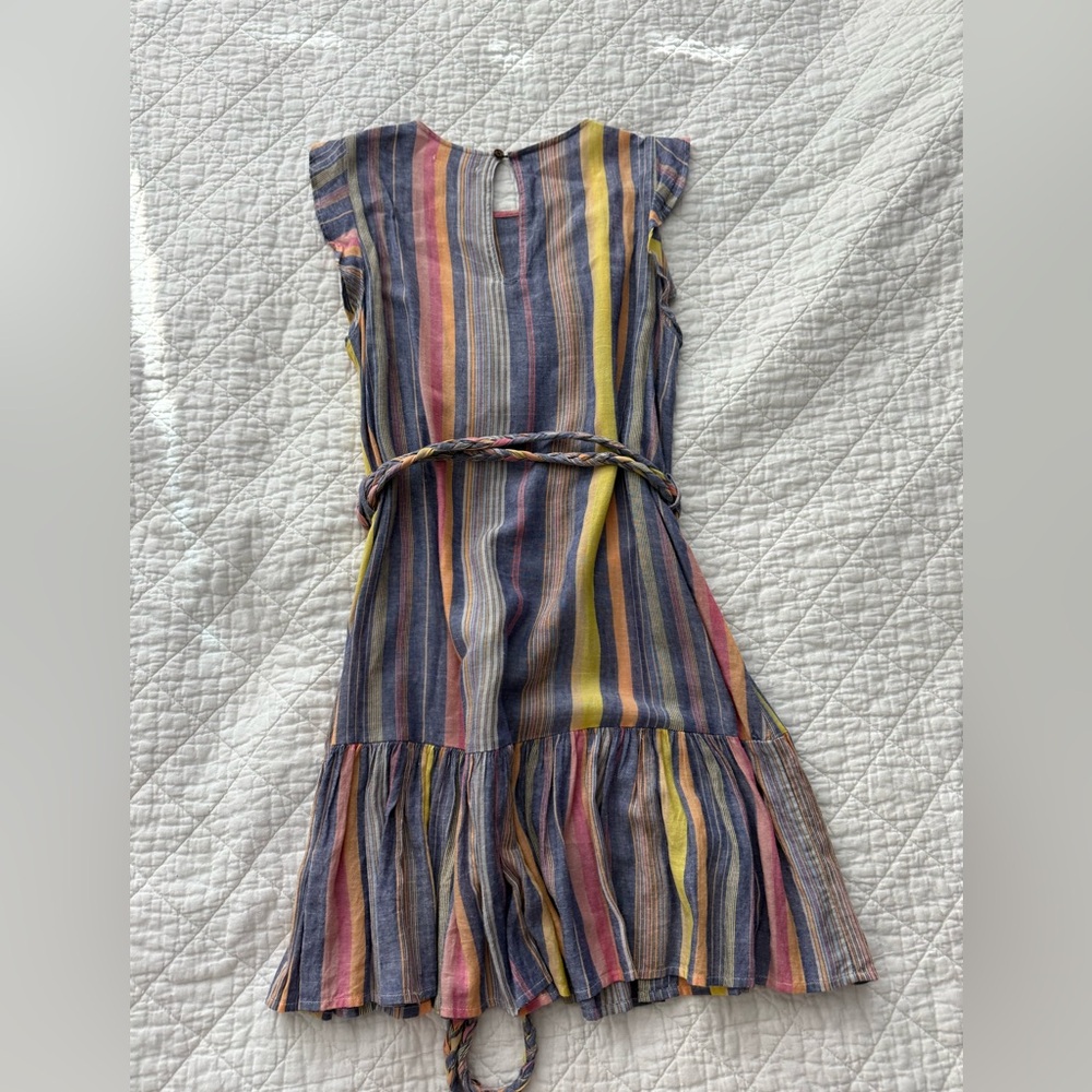 Marine Layer Striped Mini Dress with Yellow and Pink - Picture 8 of 10